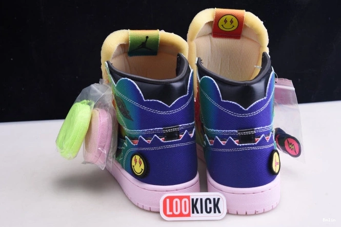 Bmlin Shoes 1 HIGH OG X AIR J BALVIN DC3481-900 JORDAN 0703